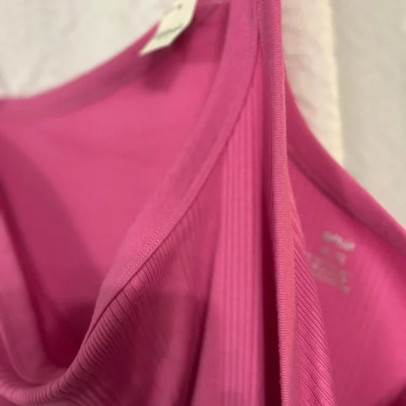 Aerie NWT Pink One-Shoulder Dress - Picture 3 of 6